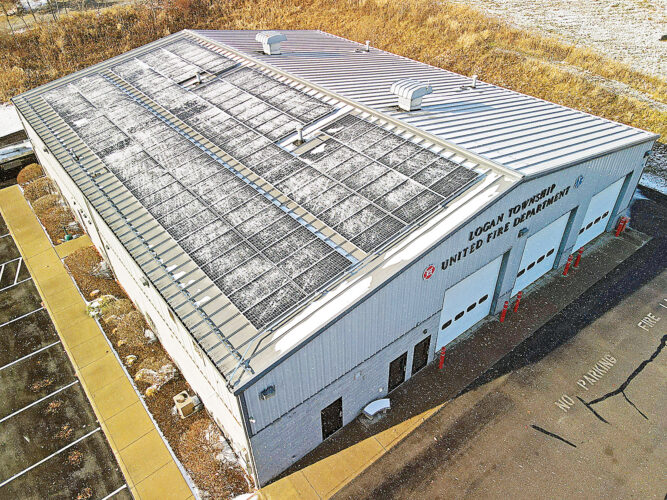 Logan United station installs solar array | News, Sports, Jobs - Vimarsana News