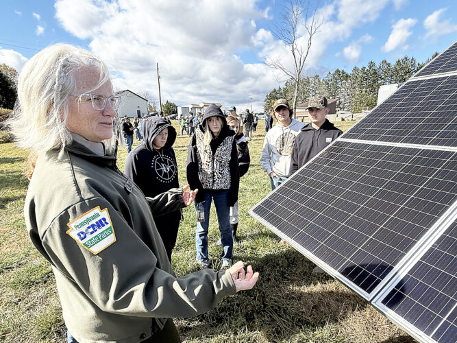 Shining a light on solar: Students get a close-up look at array responsible for cutting electricity costs at Prince Gallitzin State Park