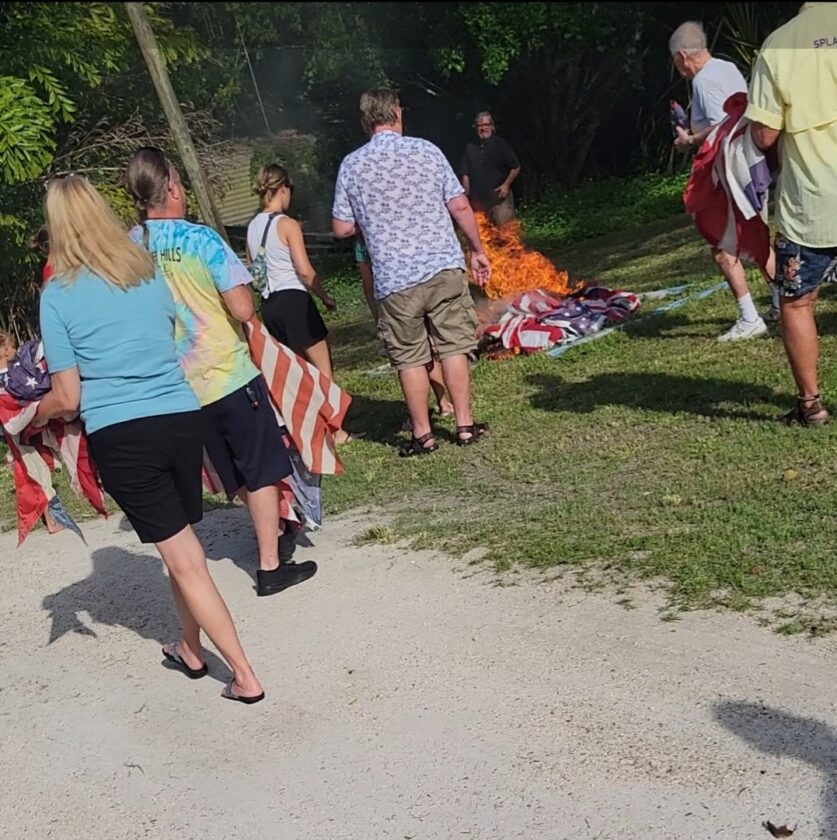 Legion retires flags at annual Flag Day ceremony | News, Sports, Jobs - SANIBEL-CAPTIVA - Island Reporter, Islander and Current - Vimarsana News