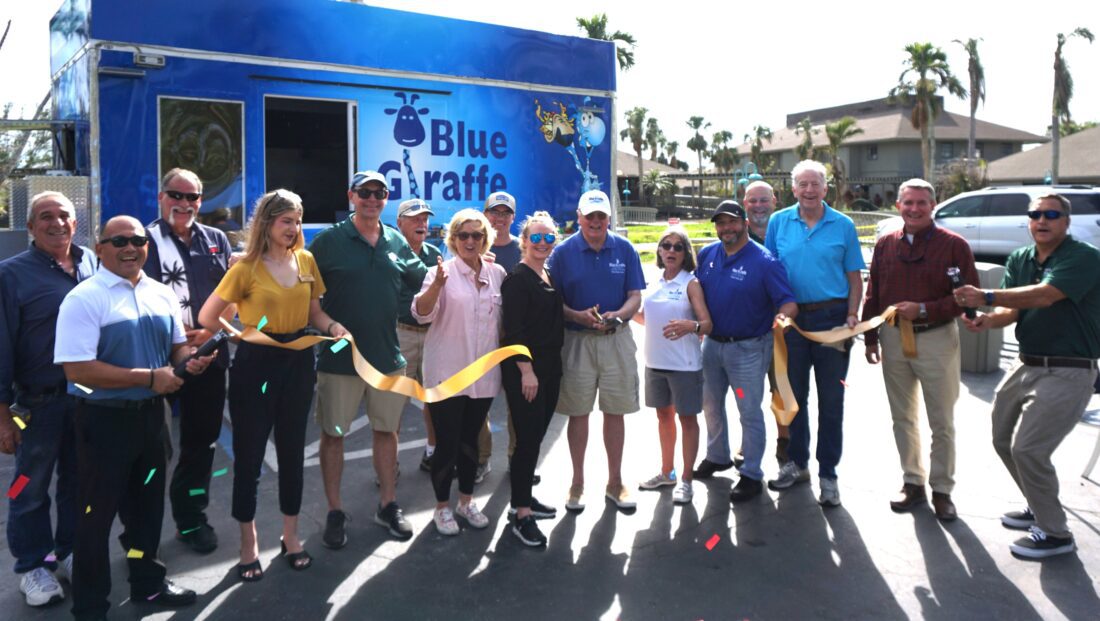 Chamber cuts ribbon at Blue Giraffe food truck | News, Sports, Jobs - SANIBEL-CAPTIVA - Island Reporter, Islander and Current - Vimarsana News