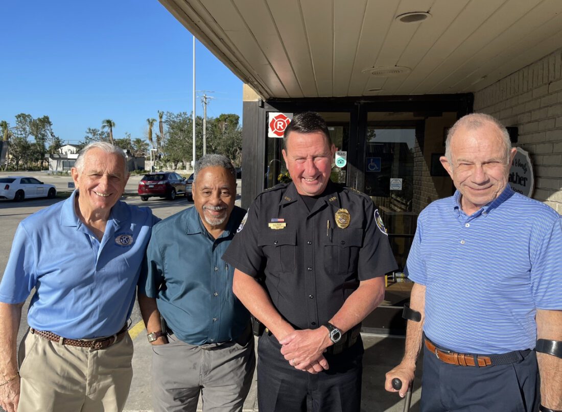 Kiwanis holds meeting with speaker | News, Sports, Jobs - SANIBEL-CAPTIVA - Island Reporter, Islander and Current - Vimarsana News