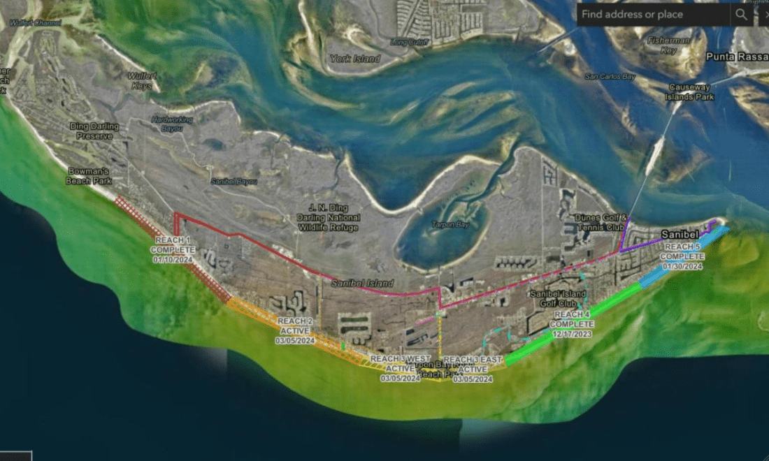 Sand placement begins on final sections of beach project | News, Sports, Jobs - SANIBEL-CAPTIVA - Vimarsana News