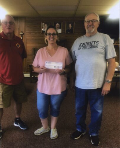 Knights of Columbus donates funds from Tootsie Roll drive | News, Sports, Jobs - Vimarsana News