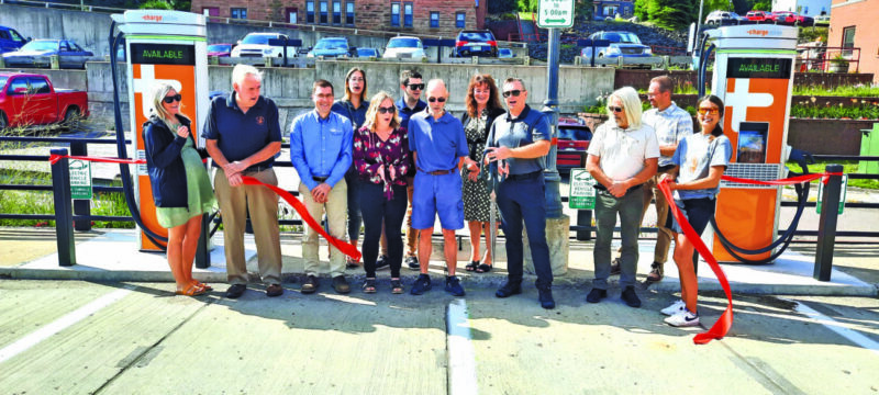Houghton's new electric vehicle chargers getting steady use | News, Sports, Jobs - Vimarsana News