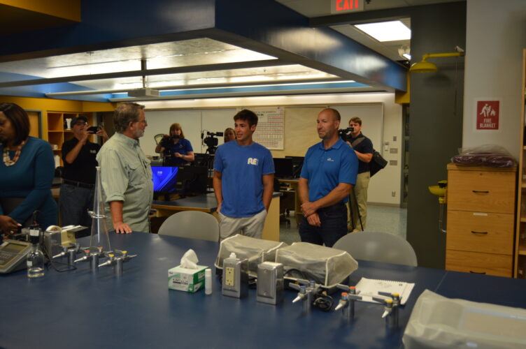 Peters visits Bay's Water Lab as part of motorcycle tour | News, Sports, Jobs - Vimarsana News