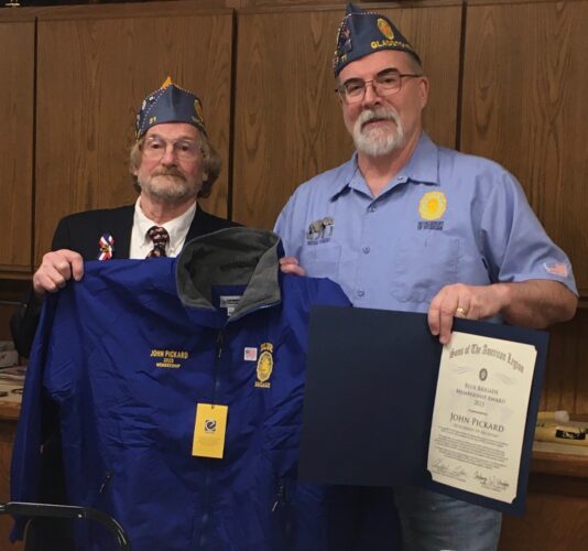 Pickard gets Blue Brigade award and jacket | News, Sports, Jobs - Vimarsana News