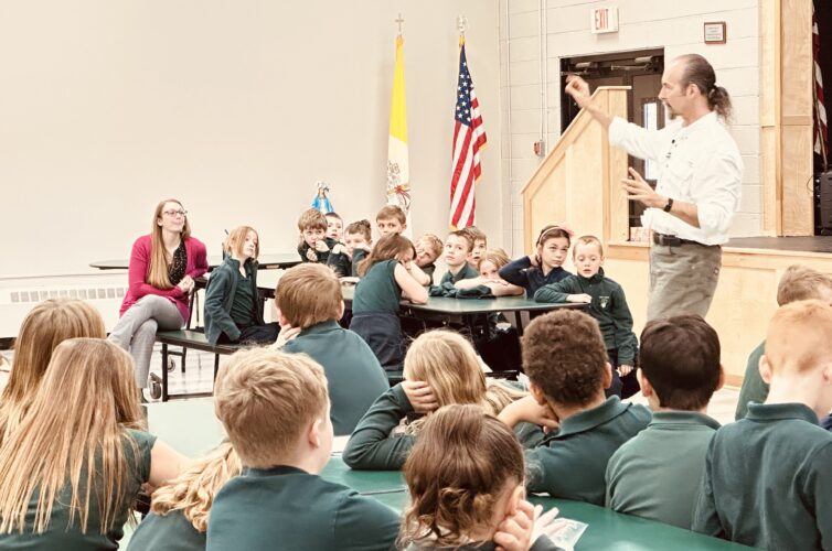 Author visits Holy Name to speak about writing | News, Sports, Jobs - Vimarsana News