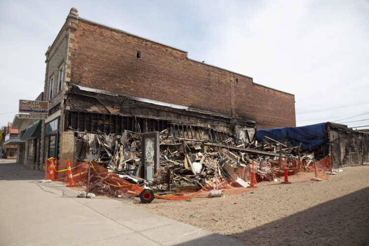 Owners working towards demolishing burned buildings | News, Sports, Jobs - Vimarsana News