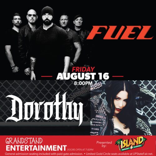 Fuel and Dorothy to perform at U.P. State Fair | News, Sports, Jobs - Vimarsana News