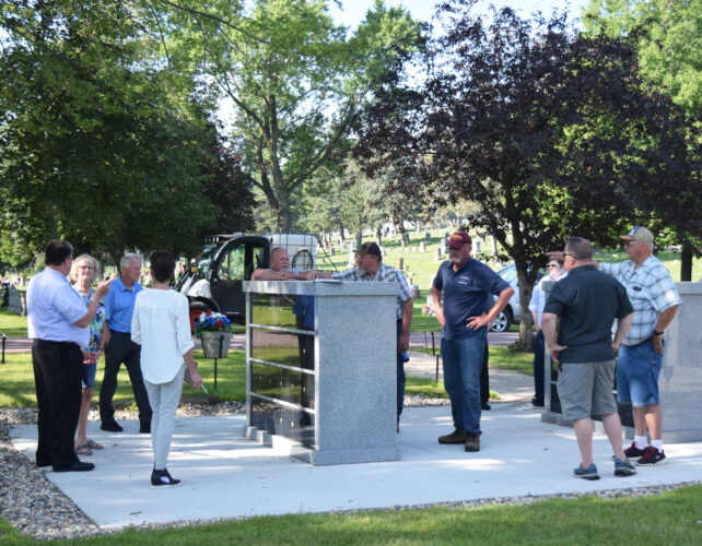 County tours cemetery, talks transfer | News, Sports, Jobs - Vimarsana News