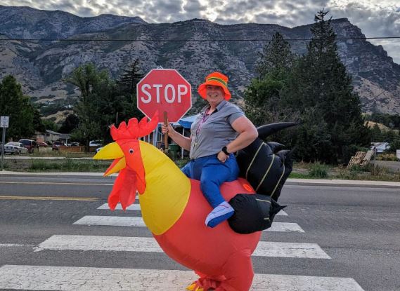 Provo's costumed crossing guard brings smiles and safety | News, Sports, Jobs - Vimarsana News