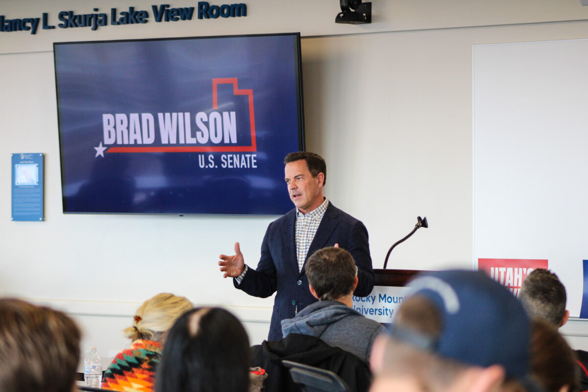 US Senate candidate Brad Wilson discusses government spending, economy at Provo town hall | News, Sports, Jobs - Vimarsana News