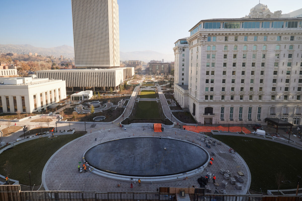 Areas of Temple Square will open Saturday, others remain under renovation | News, Sports, Jobs - Vimarsana News