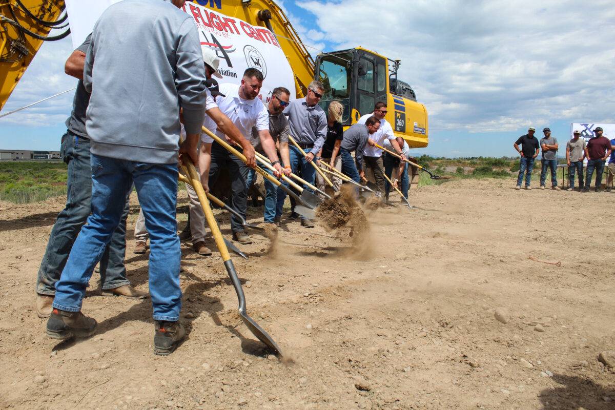 Spanish Fork breaks ground on airport development that will add 26 new hangars | News, Sports, Jobs - Vimarsana News