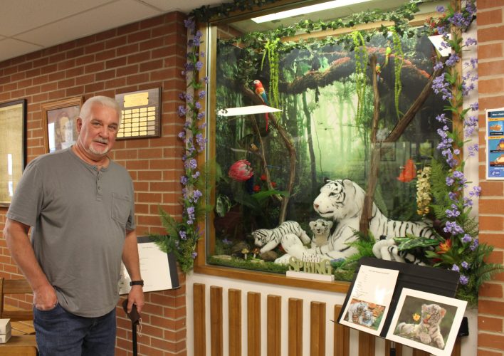 Stine crafts unique displays at John Gregg | News, Sports, Jobs - Vimarsana News