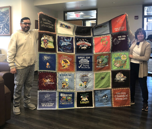 Drawing for quilt made from T-shirts part of book sale | News, Sports, Jobs - Vimarsana News