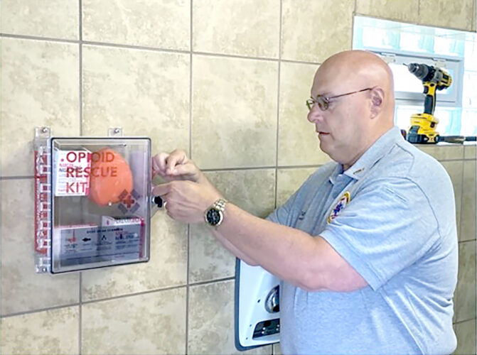 Overdose treatment boxes available at rest area | News, Sports, Jobs - Vimarsana News