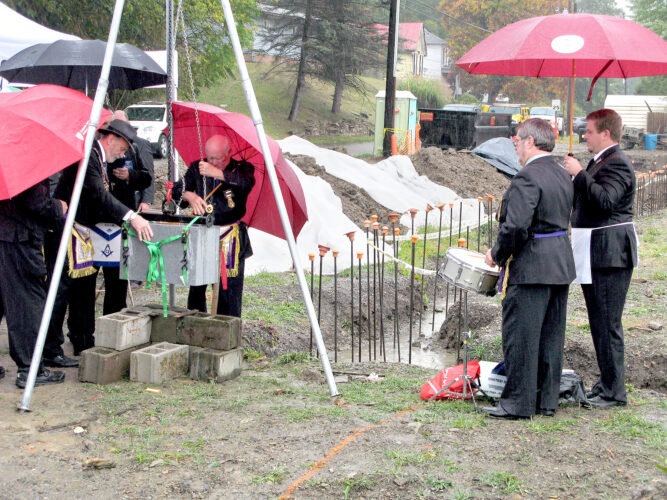 Cornerstone ceremony held for Brooke County ambulance station | News, Sports, Jobs - Vimarsana News
