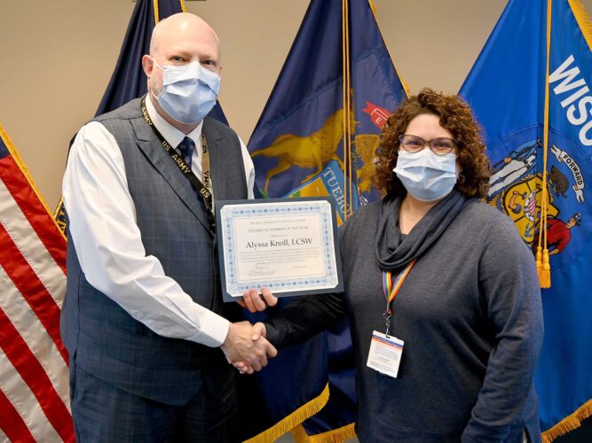 Knoll selected as social worker of the year for 2022 at VA center in IM | News, Sports, Jobs - Vimarsana News
