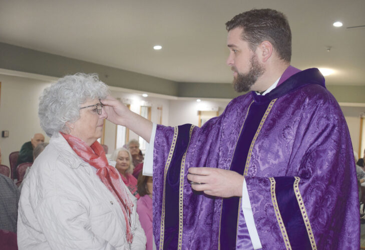 Ash Wednesday at Evergreen | News, Sports, Jobs - Vimarsana News