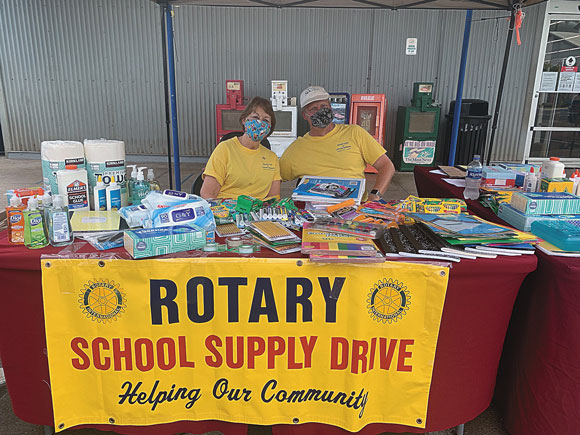 Rotarians join forces to collect school supplies for needy children | News, Sports, Jobs - Vimarsana News