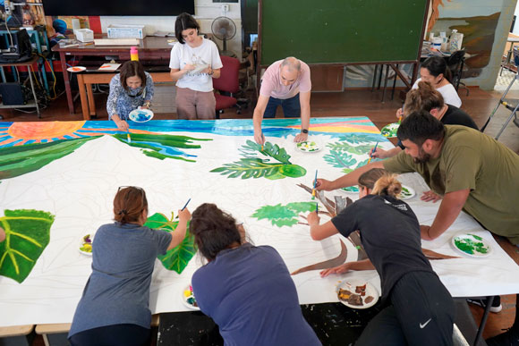 Work begins on mural for UH Maui College Student Lounge | News, Sports, Jobs - Vimarsana News