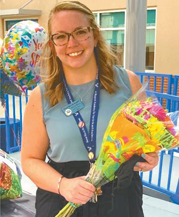 Harns Marsh Middle's Delude-Kerner earns APPLES Mentor of the Year award | News, Sports, Jobs - Vimarsana News