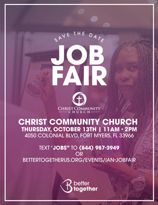 Better Together, Christ Community Church to host Hurricane Relief Job Fair Oct. 13 | News, Sports, Jobs - Vimarsana News
