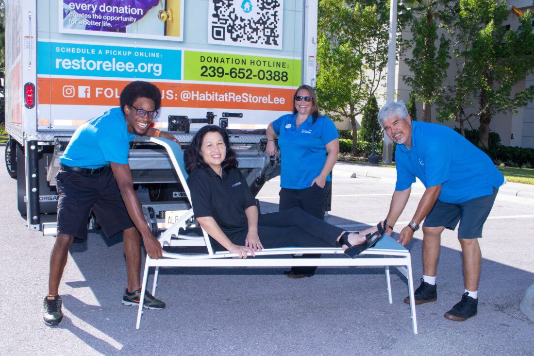 Lounging Around, GL Homes donates $12K worth of lounge chairs to Habitat for Humanity of Lee and Hendry Counties | News, Sports, Jobs - Vimarsana News