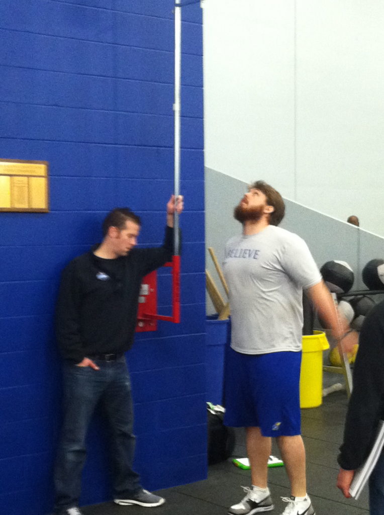 Tale Of The Tait Nine Nfl Scouts Attend Kus Pro Day