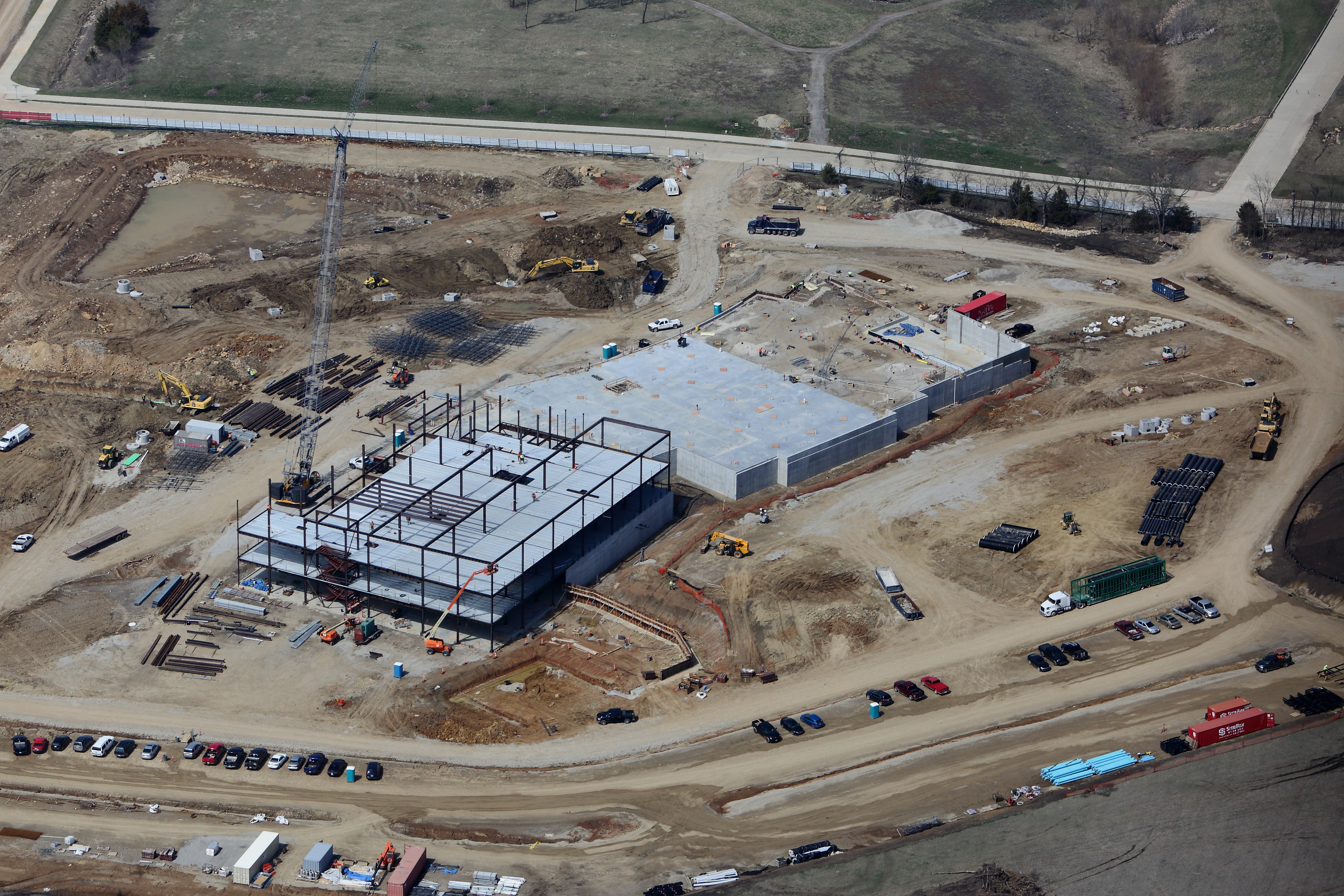 Photo Construction work progressing at LMH Health’s west Lawrence outpatient facility News