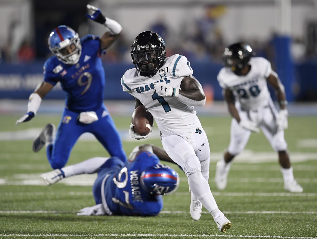 Coastal Carolina Secures First Power 5 Win Over KU Thanks To Tumultuous 