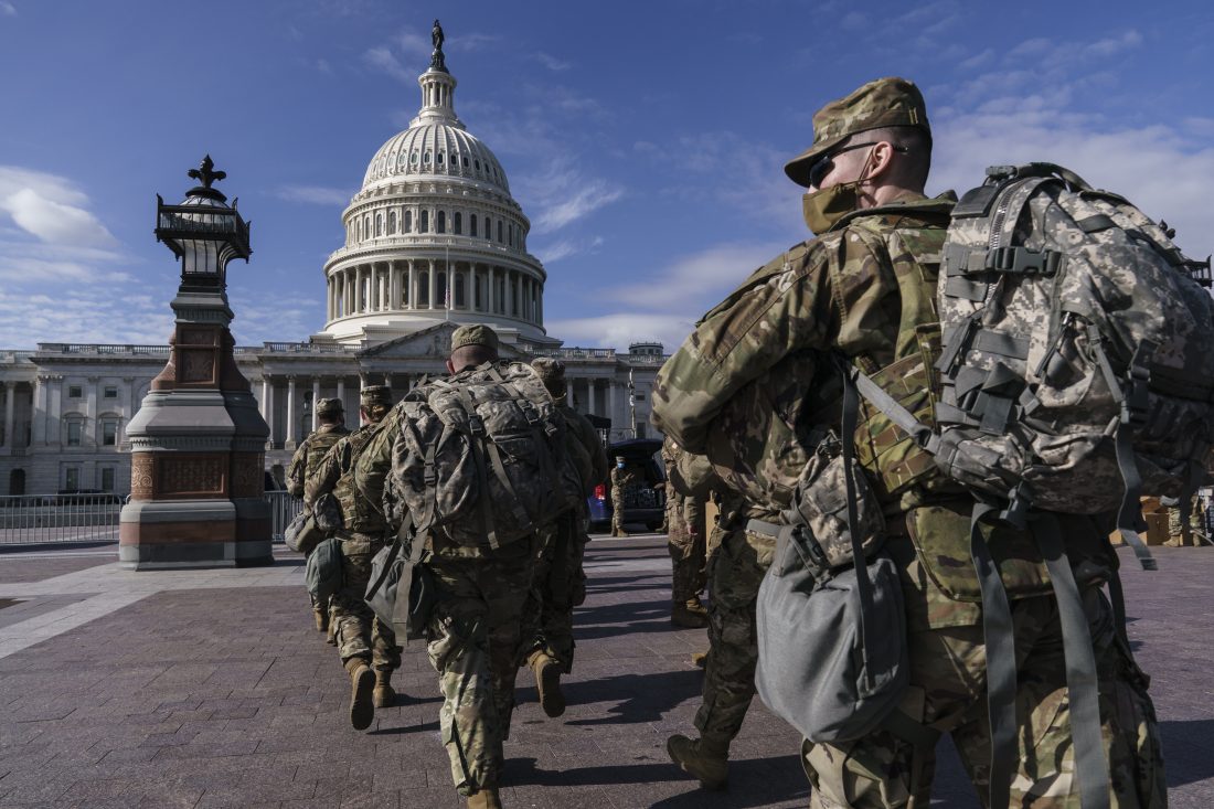 Nation & World: FBI vetting troops in DC amid fears of insider attack | News, Sports, Jobs - Lawrence Journal-World: news, information, headlines and events in Lawrence, Kansas - Vimarsana News