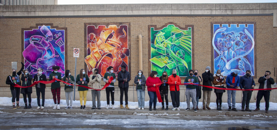 PHOTOS: Van Go's 'Sustenance' mural unveiled in downtown Lawrence | News, Sports, Jobs - Lawrence Journal-World: news, information, headlines and events in Lawrence, Kansas - Vimarsana News