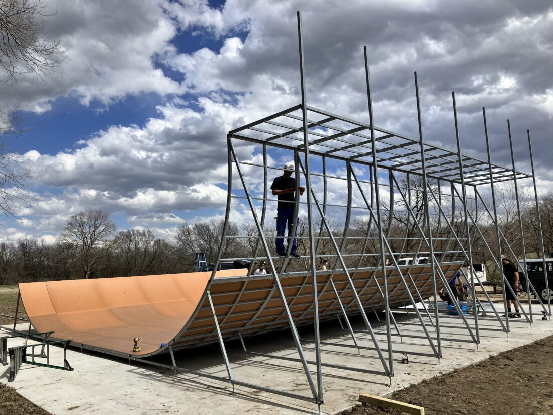 Memorial skate ramp under construction at Centennial Skate Park; grand opening coming soon | News, Sports, Jobs - Lawrence Journal-World: news, information, headlines and events in Lawrence, Kansas - Vimarsana News