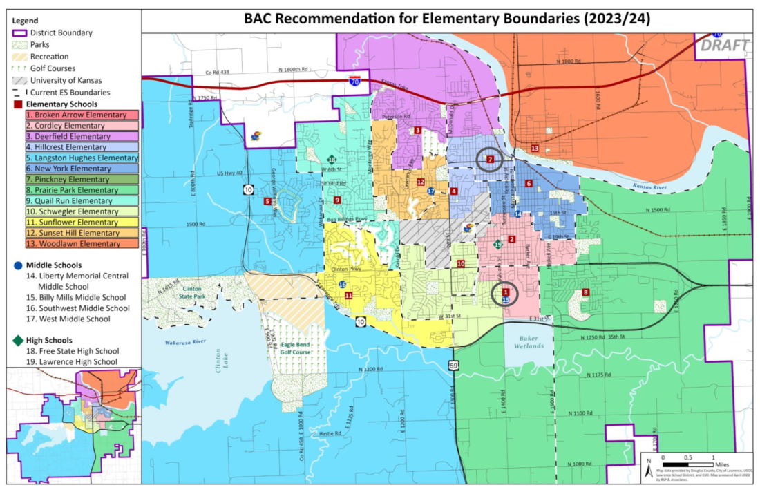Lawrence school board to consider revised boundary changes related to school closures; new map released | News, Sports, Jobs - Lawrence Journal-World: news, information, headlines and events in Lawrence, Kansas - Vimarsana News