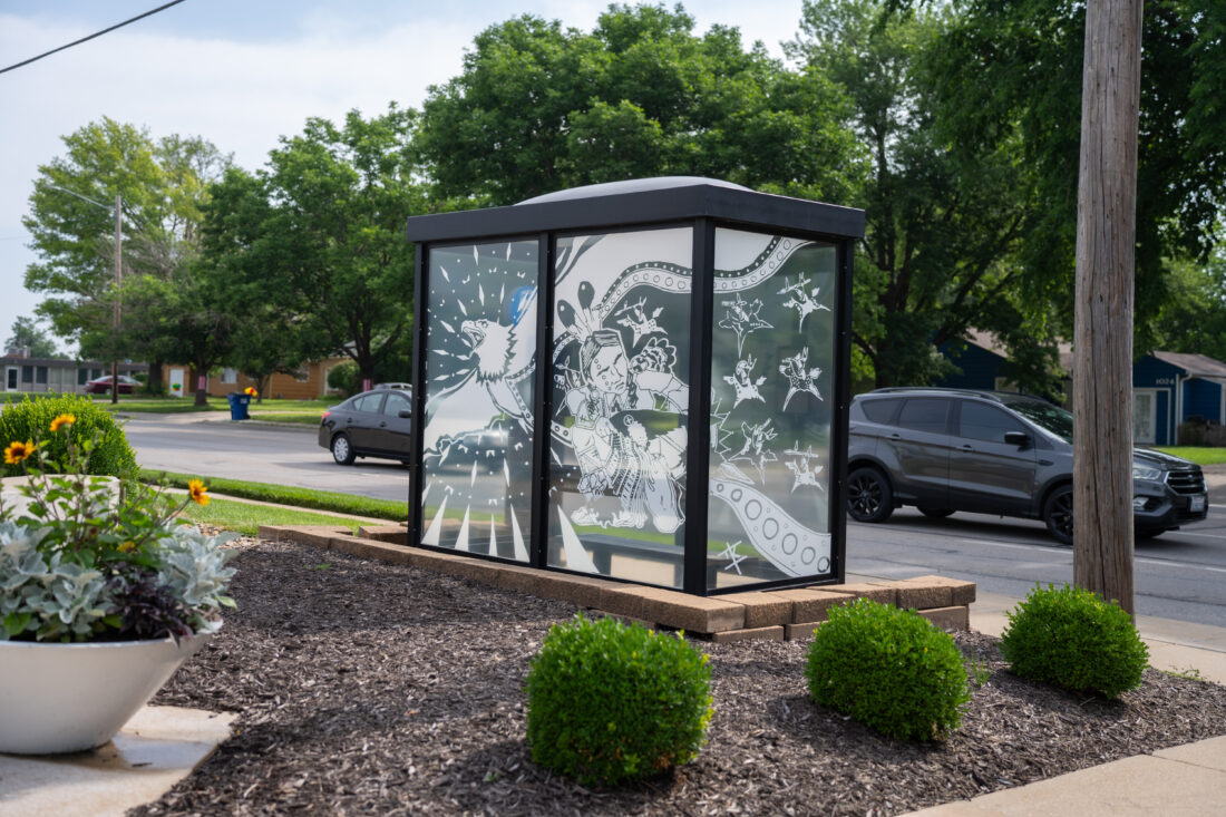 Works by Indigenous artists adorn bus shelters throughout Lawrence | News, Sports, Jobs - Lawrence Journal-World: news, information, headlines and events in Lawrence, Kansas - Vimarsana News