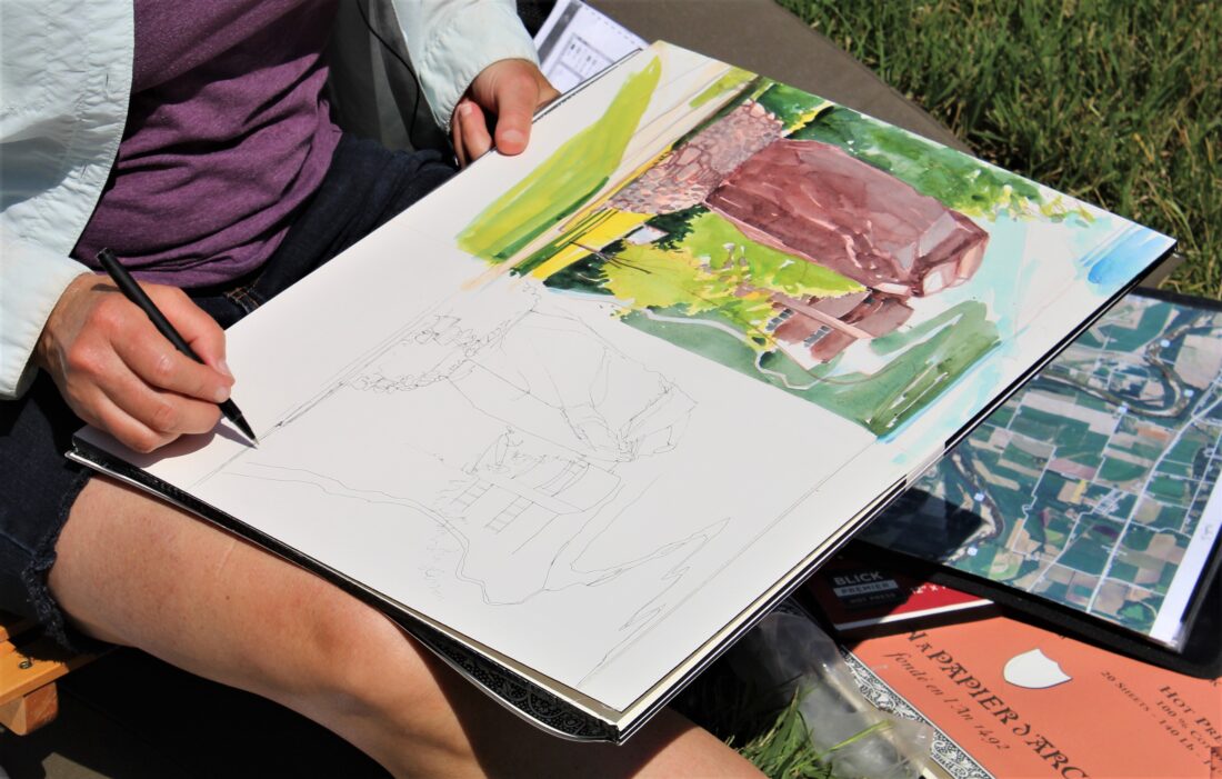 Lawrence artists gather to create works inspired by Kanza prayer rock before it moves | News, Sports, Jobs - Lawrence Journal-World: news, information, headlines and events in Lawrence, Kansas - Vimarsana News