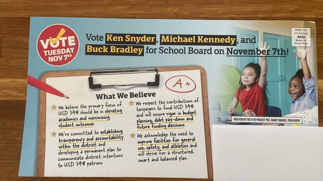 Baldwin school board candidates who received help from national PAC defeated; plus, other area election results | News, Sports, Jobs - Lawrence Journal-World: news, information, headlines and events in Lawrence, Kansas - Vimarsana News