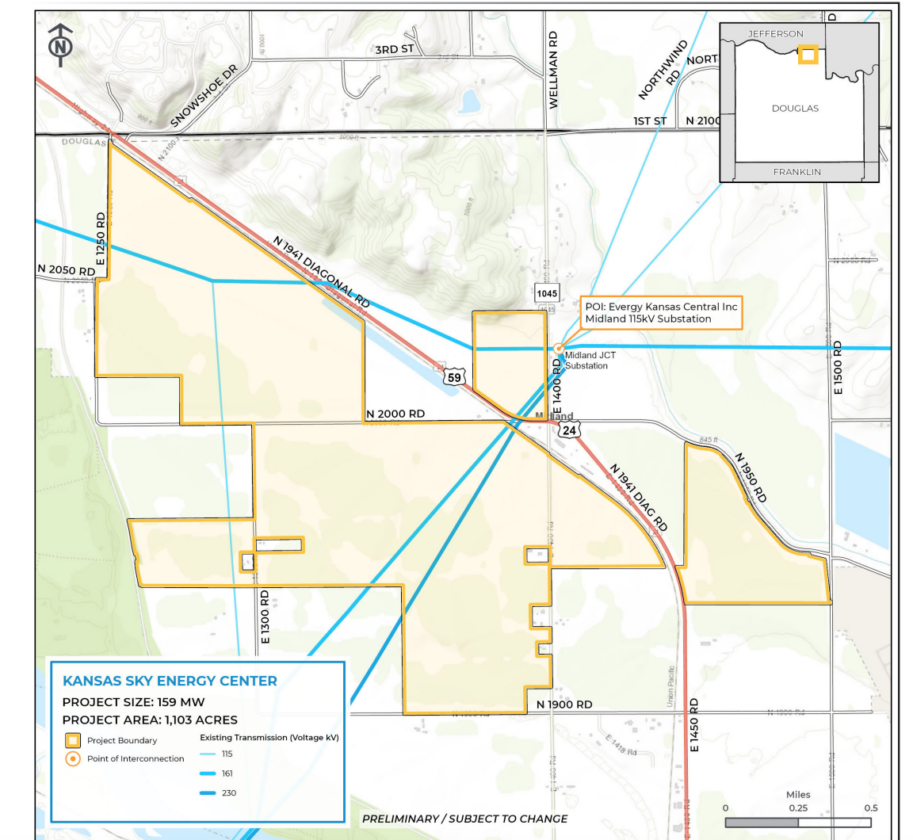 Permit application materials shed light on 1,100-acre solar energy facility proposed for land north of Lawrence | News, Sports, Jobs - Lawrence Journal-World: news, information, headlines and events in Lawrence, Kansas - Vimarsana News
