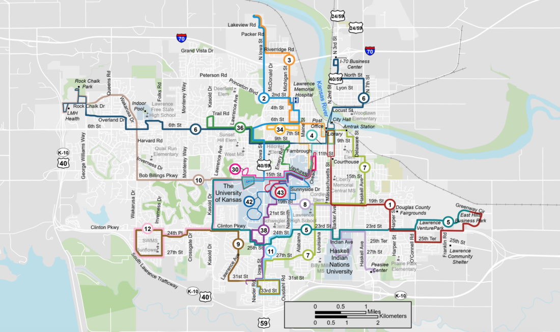 Lawrence Transit seeking feedback on 12 redesigned bus routes implemented at the start of 2024 | News, Sports, Jobs - Lawrence Journal-World: news, information, headlines and events in Lawrence, Kansas - Vimarsana News
