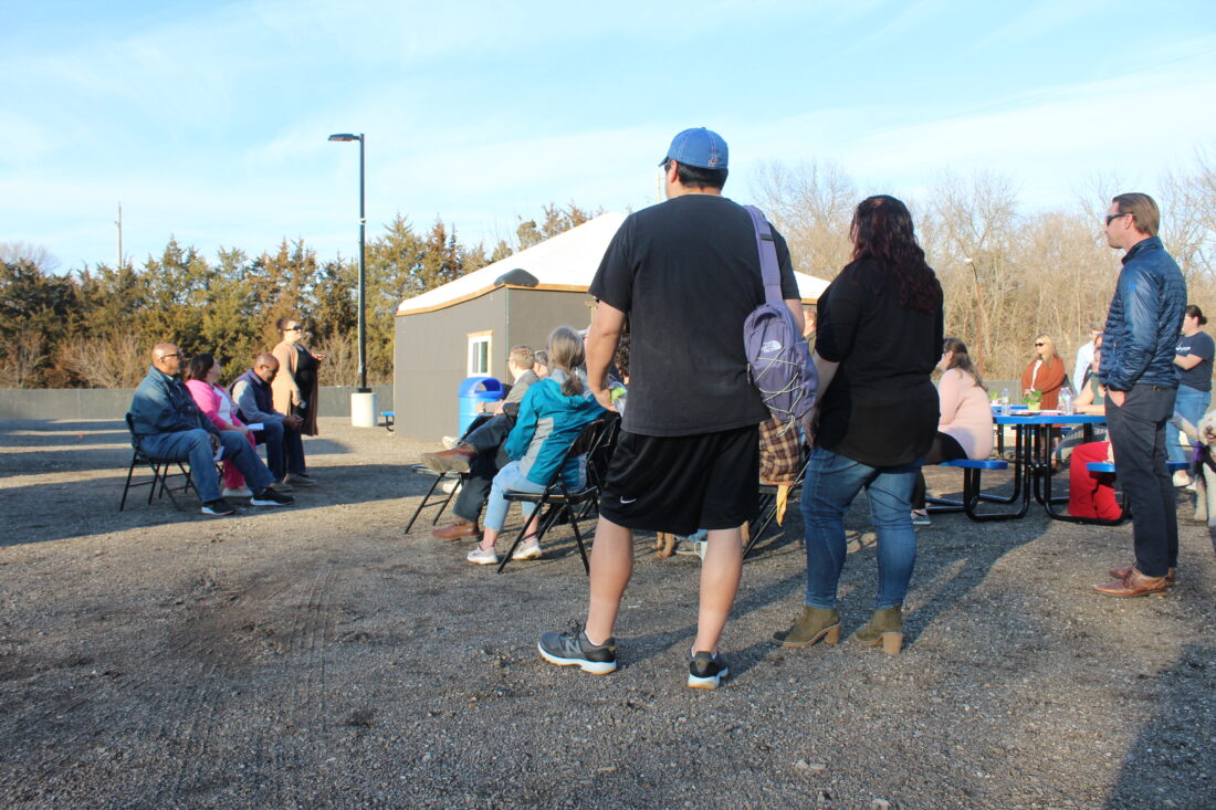 At ceremony for Pallet village, city and Lawrence Community Shelter leaders say it will be a 'stepping stone' to stable housing | News, Sports, Jobs - Lawrence Journal-World: news, information, headlines and events in Lawrence, Kansas - Vimarsana News