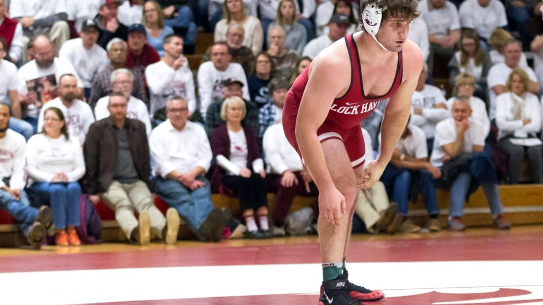 LHU wrestling starts road swing with quick EWL victory at Edinboro