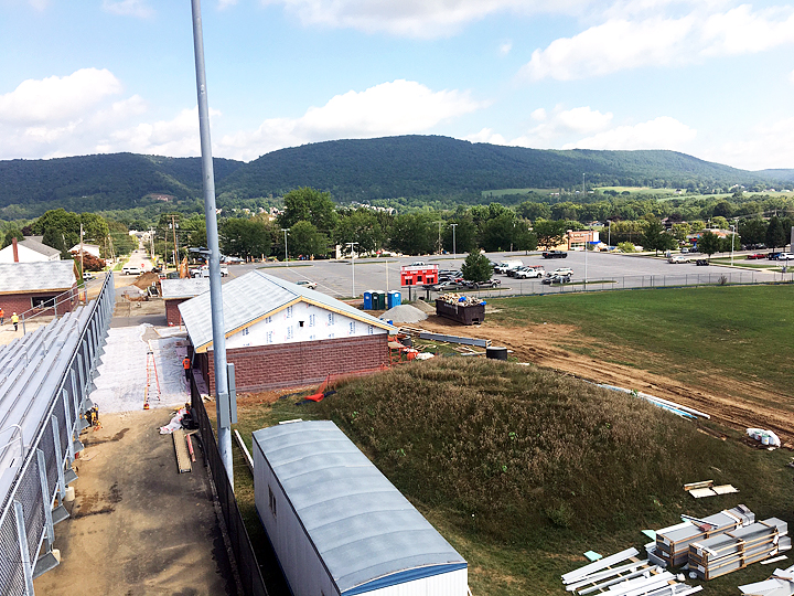 Games being played at Rogers Stadium, but still plenty of work to be