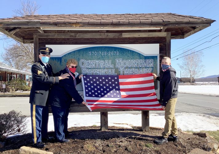 Central Mountain Physical Therapy gets new flag | News, Sports, Jobs - Vimarsana News