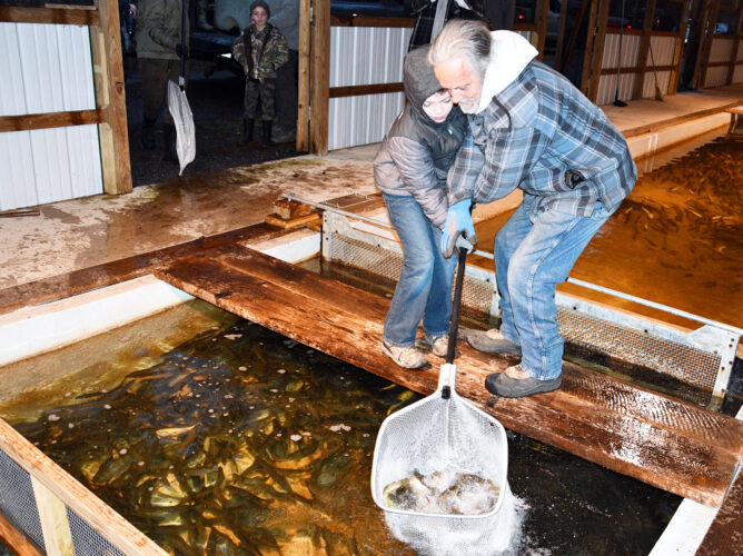 All ages show up early for trout stocking | News, Sports, Jobs - Vimarsana News
