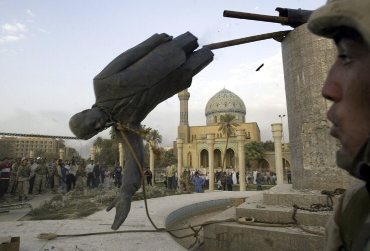 Once everywhere, Saddam's image scrubbed from Baghdad | News, Sports, Jobs - Vimarsana News