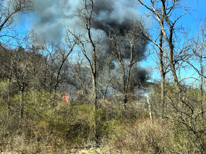 Barn/brush fire scorches near CMHS | News, Sports, Jobs - Vimarsana News