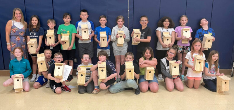 MH Elementary students build birdhouses, learn about bluebirds and conservation | News, Sports, Jobs - Vimarsana News