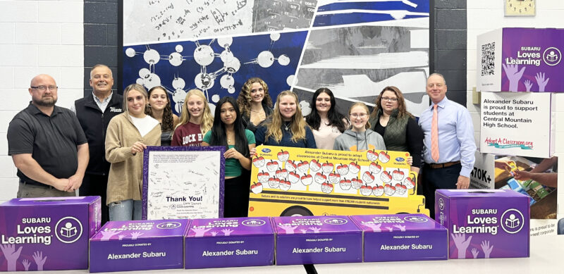 Local Subaru dealership gives back to local teachers at CMHS | News, Sports, Jobs - Vimarsana News
